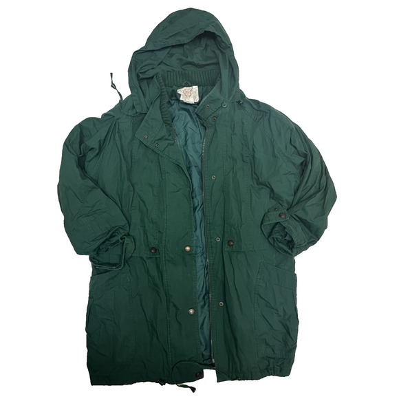 Venezia Jackets & Blazers - Venezia Womens Green  Coat with Detachable Hood- Approx. M